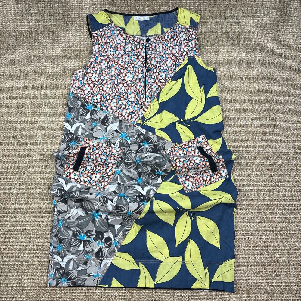 🌿 Megan Park | Size 1 | Mixed Floral Print Shift Dress